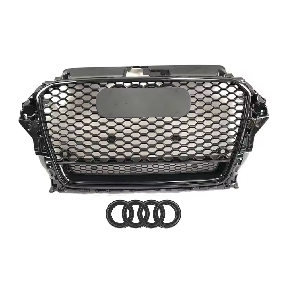 2013-2016 Audi A3 S3 8V To RS3/R3 Style High Quality ABS Front Bumper Grille