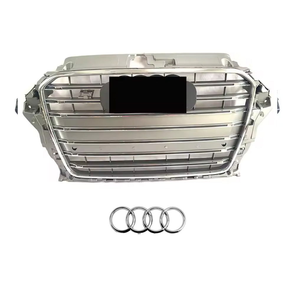 2013-2016 Audi A3 S3 8V To RS3/R3 Style High Quality ABS Honeycomb Front Bumper Grill