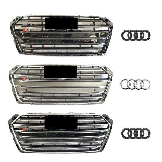 2017-2019 Audi A5 S5 F5 To S5 Style Front Bumper Grill High Quality Upper Grill