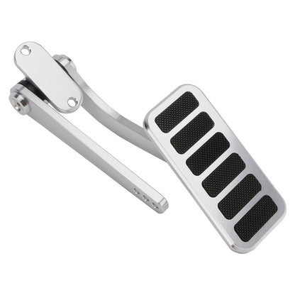 Universal Street Hot Rod Aluminum Gas Pedal + 24" SS Throttle Cable & Spring Set