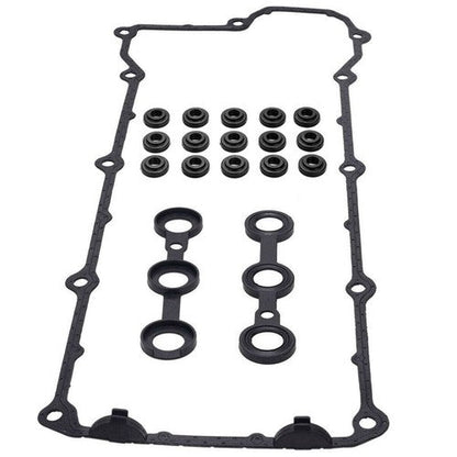 BMW E34 M50 325i 525i 2.5L DOHC Valve Cover Gasket w/ Spark Plug Tube Seals