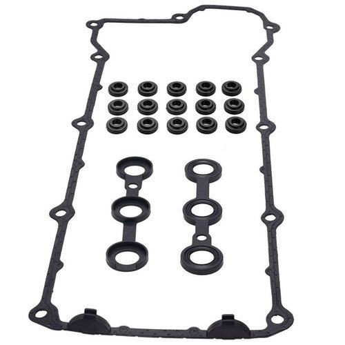 Valve Cover Gasket w/ Spark Plug Tube Seals for BMW E34 M50 325i 525i 2.5L DOHC