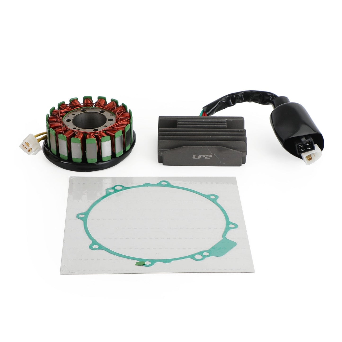 1998-1999 Honda VFR800 FiW/FiX Interceptor 800 Rectifier Regulator 31600-MBG-305+Stator Coil 31120-MBG-003+Gasket 11636-MBG-000