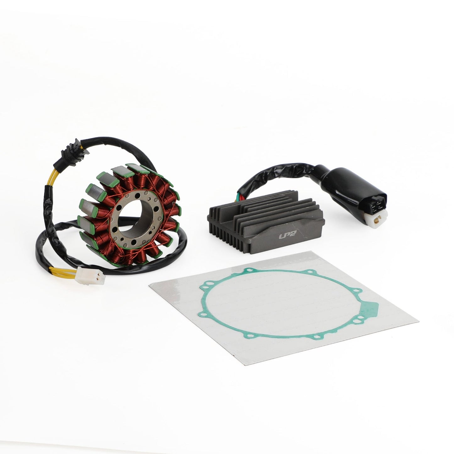 1998-1999 Honda VFR800 FiW/FiX Interceptor 800 Rectifier Regulator 31600-MBG-305+Stator Coil 31120-MBG-003+Gasket 11636-MBG-000