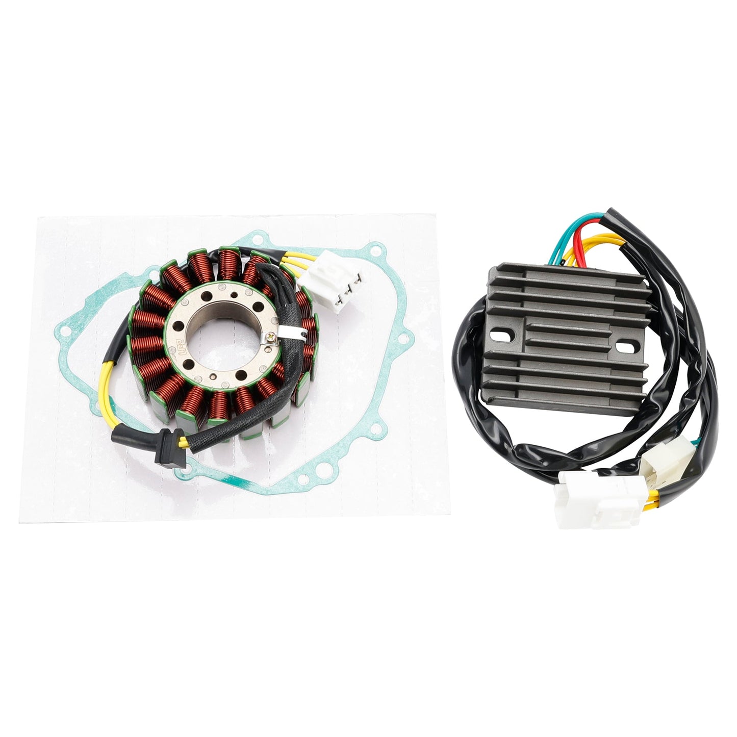 2001-2002 Honda CBR 600 FR Rossi/Sport Magneto Coil Stator 31120-MBW-J21+ Voltage Regulator 31600-MBW-D21+ Gasket Assy 11392-MBW-000