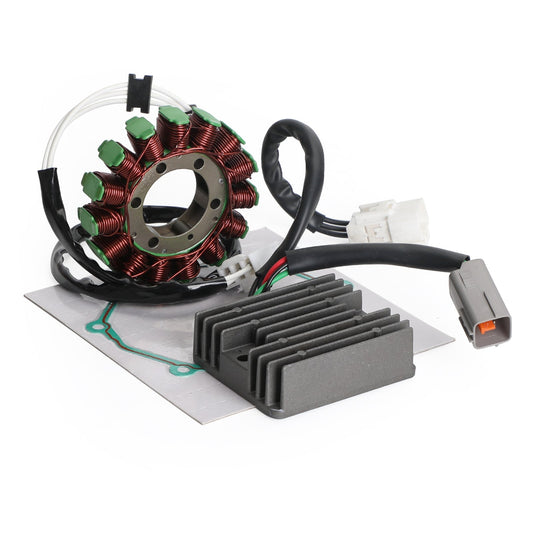 2007-2008 Kawasaki ZX600 Ninja 600 ZX6R ZX-6R Stator Coil 21003-0049+Regulator Rectifier 21066-0025+Gasket 11061-0249