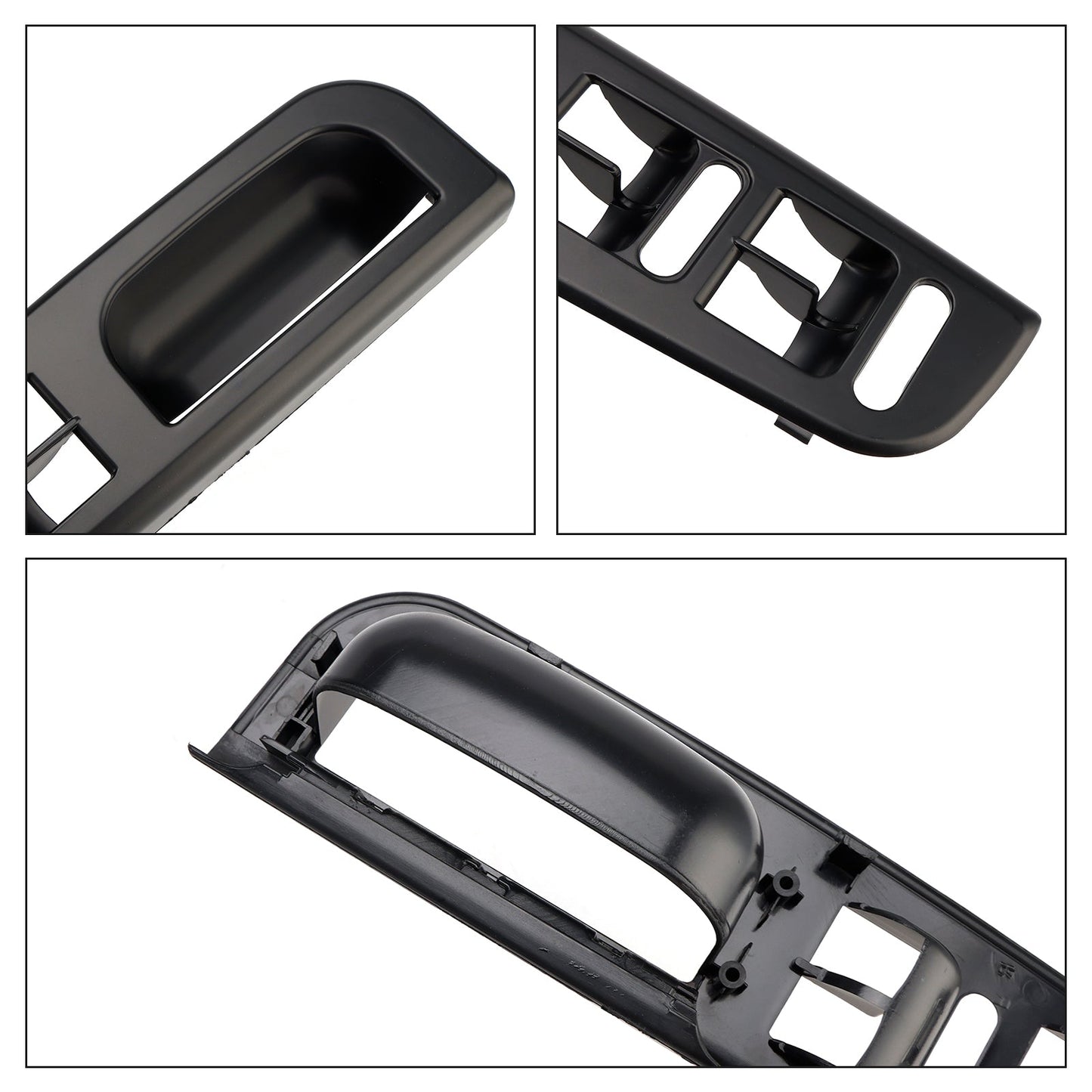 VW Golf MK4/Jetta/Bora/Passat B5 1998-2005 5pcs RHD Interior Door Grab Handle Cover w/ Switch Bezel Trim